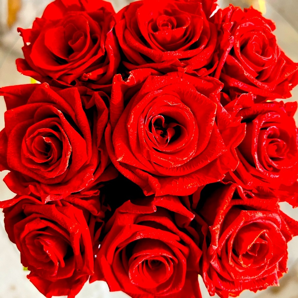 Glam flour 9 roses - made to last